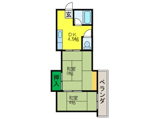 マンションサンエ－スの物件間取画像